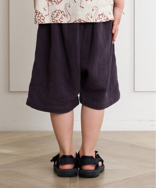 MAKE YOUR DAY（メイクユアデイ）の「ガーゼモナコパンツ■80～140cm（その他パンツ・キッズ・チャコールグレー/ブラウン/ベージュ・120/130/80/90/100/110/140）」の15枚目の写真