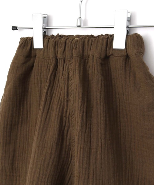 MAKE YOUR DAY（メイクユアデイ）の「ガーゼモナコパンツ■80～140cm（その他パンツ・キッズ・チャコールグレー/ブラウン/ベージュ・120/130/80/90/100/110/140）」の9枚目の写真