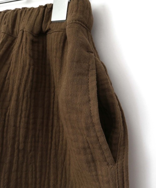 MAKE YOUR DAY（メイクユアデイ）の「ガーゼモナコパンツ■80～140cm（その他パンツ・キッズ・チャコールグレー/ブラウン/ベージュ・120/130/80/90/100/110/140）」の4枚目の写真