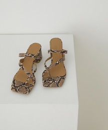 ADAM ET ROPE' | クロスラインレザーサンダル(サンダル)