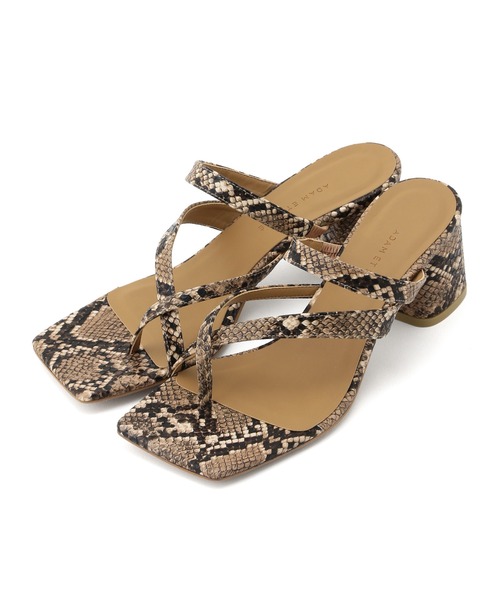 ADAM ET ROPE'(アダムエロペ)の「クロスラインレザーサンダル(サンダル・レディース・オフホワイト/オリーブ/ブラック系その他・22.5cm/23.5cm/24.5cm/23.0cm/24.0cm)」の7枚目の写真