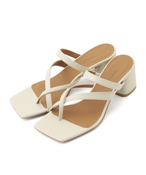 ADAM ET ROPE'(アダムエロペ)の「クロスラインレザーサンダル(サンダル・レディース・オフホワイト/オリーブ/ブラック系その他・22.5cm/23.5cm/24.5cm/23.0cm/24.0cm)」の8枚目の写真