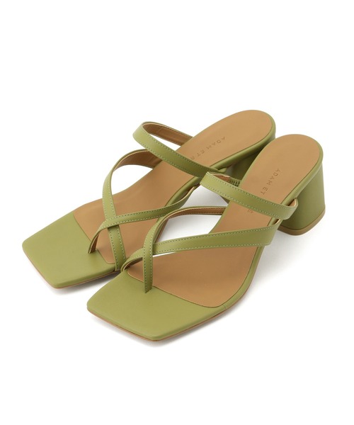 ADAM ET ROPE'(アダムエロペ)の「クロスラインレザーサンダル(サンダル・レディース・オフホワイト/オリーブ/ブラック系その他・22.5cm/23.5cm/24.5cm/23.0cm/24.0cm)」の9枚目の写真