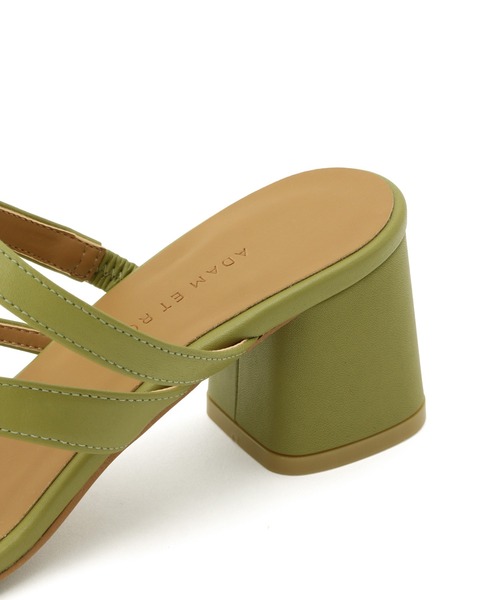 ADAM ET ROPE'(アダムエロペ)の「クロスラインレザーサンダル(サンダル・レディース・オフホワイト/オリーブ/ブラック系その他・22.5cm/23.5cm/24.5cm/23.0cm/24.0cm)」の12枚目の写真