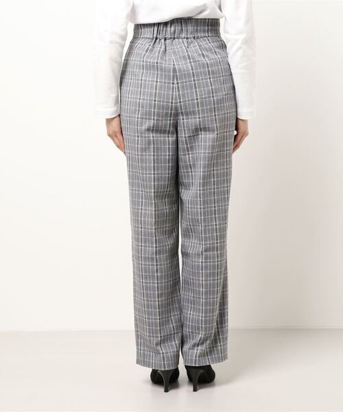 SPIRALGIRL（スパイラルガール）の「チェック柄ストレートパンツ（スラックス・レディース・グレー系その他/グリーン系その他・FREE）」の14枚目の写真