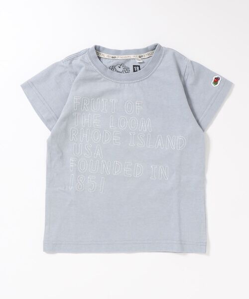 FRUIT OF THE LOOM（フルーツオブザルーム）の「ロゴ刺繍 Tee / Tシャツ / 半袖 / 前面 / プリント / カジュアル / ユニセックス / キッズ（Tシャツ/カットソー・キッズ・ベージュ/ミント/ネイビー・110-120cm/90-100cm/130-140cm）」の11枚目の写真