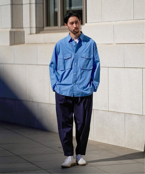 blurhms(ブラームス)の「【blurhms / ブラームス】別注 H/C Chambray CPO Type(シャツ/ブラウス・メンズ・ブルー・FREE)」の18枚目の写真