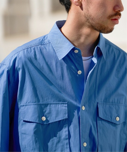 blurhms(ブラームス)の「【blurhms / ブラームス】別注 H/C Chambray CPO Type(シャツ/ブラウス・メンズ・ブルー・FREE)」の22枚目の写真