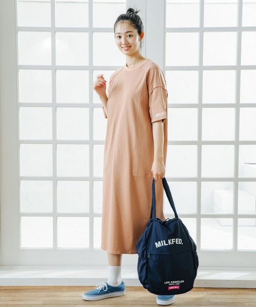 MILKFED.（ミルクフェド）の「2WAY POCKETABLE BAG（バックパック/リュック・レディース・ブラック/ネイビー/オリーブ・ONE SIZE）」の21枚目の写真