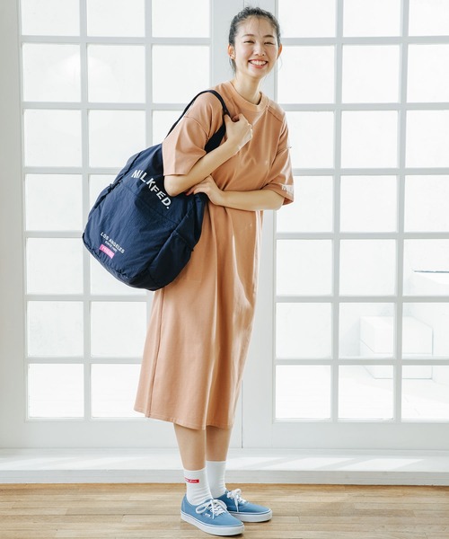 MILKFED.（ミルクフェド）の「2WAY POCKETABLE BAG（バックパック/リュック・レディース・ブラック/ネイビー/オリーブ・ONE SIZE）」の17枚目の写真