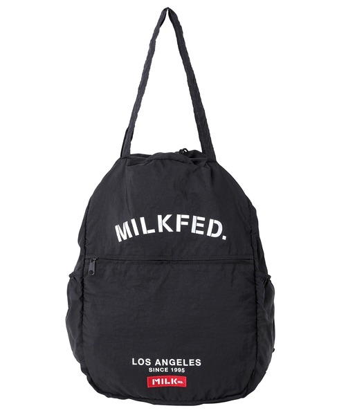 新品未使用　MILKKFED　バックパック　ブラック MILKFED. 【SALE 10％OFF】 リュック レディース MILK FED