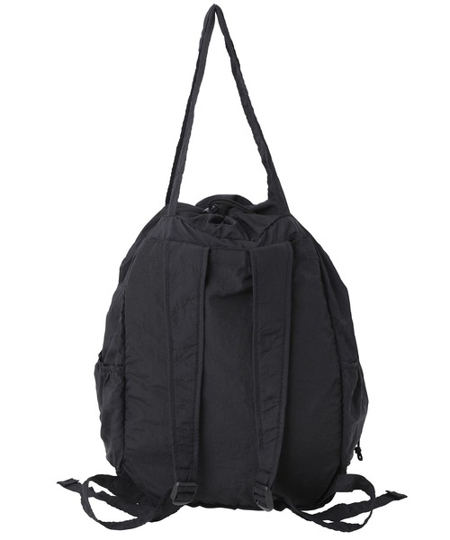 MILKFED.（ミルクフェド）の「2WAY POCKETABLE BAG（バックパック/リュック・レディース・ブラック/ネイビー/オリーブ・ONE SIZE）」の6枚目の写真