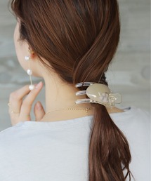 ANEMONE | クリアカラーのマルチクリップ(バレッタ/ヘアクリップ)