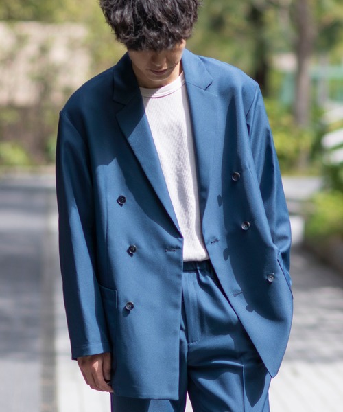 B.C STOCK（ベーセーストック）の「TWILL W BREASTED JACKET