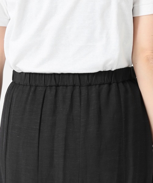 JOURNAL STANDARD（ジャーナルスタンダード）の「シアーリネンシックフレアスカート◆（スカート・レディース・グレー/ブラック/サックスブルー・36/38）」の18枚目の写真