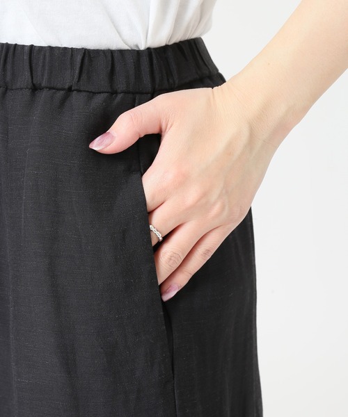 JOURNAL STANDARD（ジャーナルスタンダード）の「シアーリネンシックフレアスカート◆（スカート・レディース・グレー/ブラック/サックスブルー・36/38）」の21枚目の写真