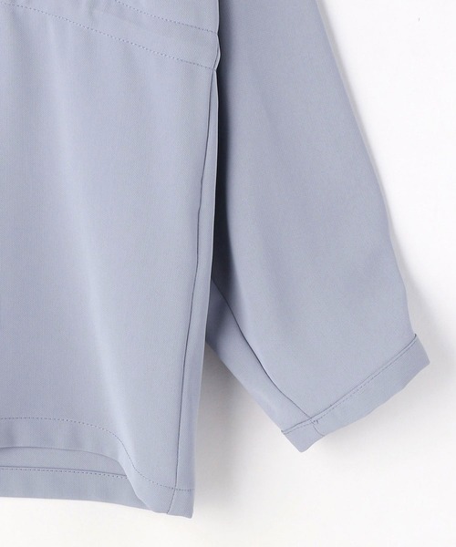 NICOLE white（ニコルホワイト）の「ウエストドロストブルゾン（ブルゾン・レディース・ライトグレー/ネイビー/サックスブルー・FREE）」の17枚目の写真