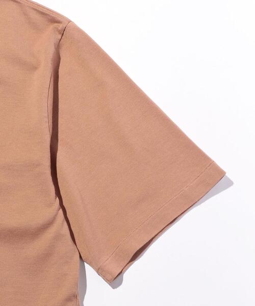 AURALEE（オーラリー）の「【別注】＜AURALEE（オーラリー）＞OD LUSTER /カットソー □□（Tシャツ/カットソー・メンズ・ベージュ/ブラウン/ケリー・5/4）」の6枚目の写真