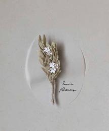 【未使用新品】m.soeur エムスール がま口 flower コサージュバッグ 未使用新品】m.soeur エムスール がま口 flower コサージュ