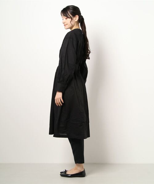 Wefst（ウェスト）の「【Wefst】60Sローンバックリボンワンピース（ワンピース・レディース・ブラック/オフホワイト/ミント・FREE）」の4枚目の写真