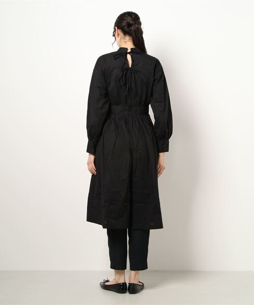 Wefst（ウェスト）の「【Wefst】60Sローンバックリボンワンピース（ワンピース・レディース・ブラック/オフホワイト/ミント・FREE）」の5枚目の写真