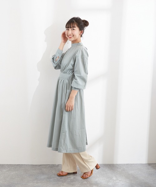 Wefst（ウェスト）の「【Wefst】60Sローンバックリボンワンピース（ワンピース・レディース・ブラック/オフホワイト/ミント・FREE）」の22枚目の写真