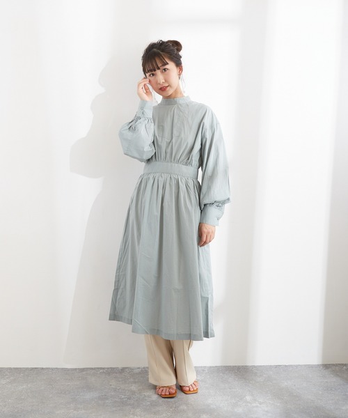 Wefst（ウェスト）の「【Wefst】60Sローンバックリボンワンピース（ワンピース・レディース・ブラック/オフホワイト/ミント・FREE）」の20枚目の写真