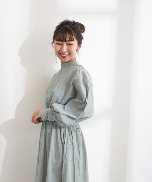 Wefst（ウェスト）の「【Wefst】60Sローンバックリボンワンピース（ワンピース・レディース・ブラック/オフホワイト/ミント・FREE）」の11枚目の写真