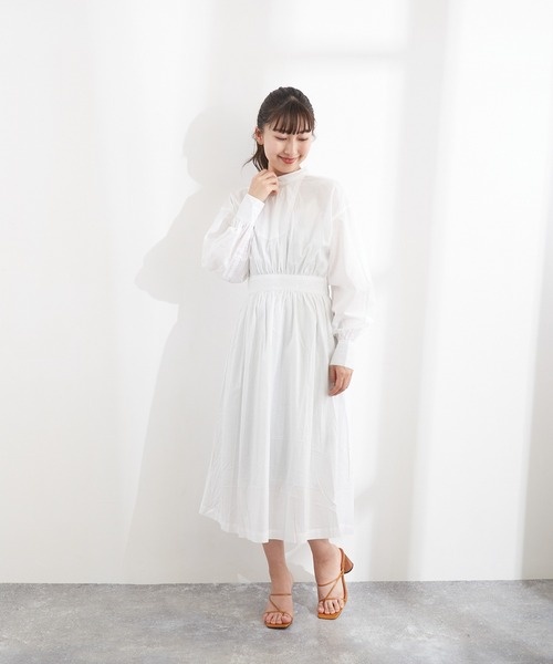 Wefst（ウェスト）の「【Wefst】60Sローンバックリボンワンピース（ワンピース・レディース・ブラック/オフホワイト/ミント・FREE）」の14枚目の写真