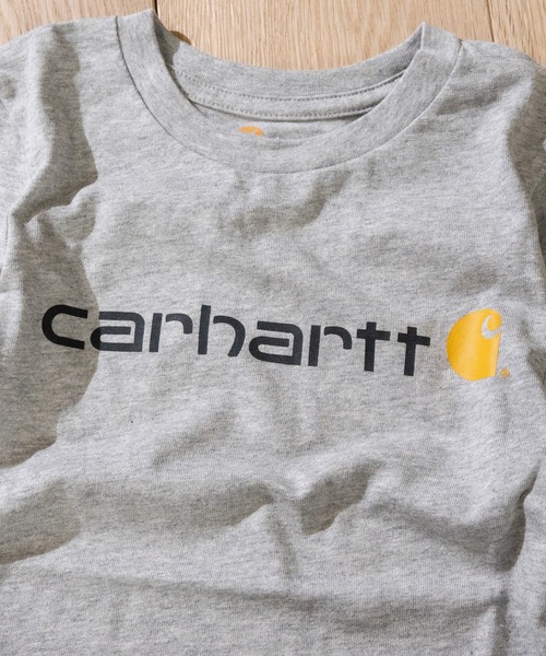 Carhartt（カーハート）の「【22】〔CARHARTT/カーハート〕ロゴTシャツ（Tシャツ/カットソー・キッズ・ブラック/グレー・6/LARGE/SMALL/4/5/MEDIUM/X-LARGE/7）」の6枚目の写真