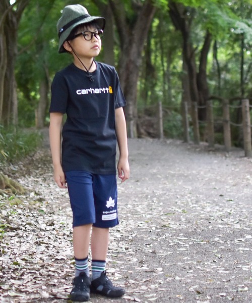 Carhartt（カーハート）の「【22】〔CARHARTT/カーハート〕ロゴTシャツ（Tシャツ/カットソー・キッズ・ブラック/グレー・6/LARGE/SMALL/4/5/MEDIUM/X-LARGE/7）」の21枚目の写真