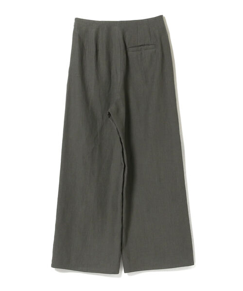 Demi-Luxe BEAMS（デミルクス ビームス）の「Demi-Luxe BEAMS / リネン ワイドパンツ（その他パンツ・レディース・チャコールグレー/ネイビー/ピンク・38/36/34）」の20枚目の写真
