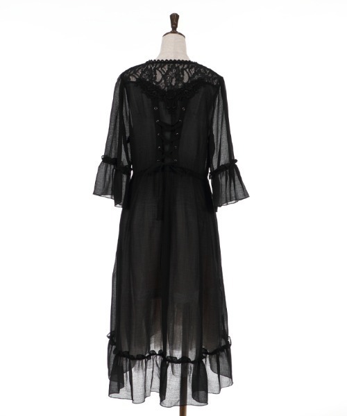 axes femme（アクシーズファム）の「バックレースアップガウン
