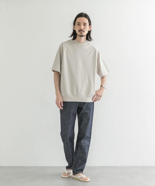 URBAN RESEARCH（アーバンリサーチ）の「T/CプレーティングリラックスTシャツ（Tシャツ/カットソー・メンズ・ブラック/ブラウン系その他/グリーン系その他/グレー系その他・MEDIUM/LARGE）」の6枚目の写真