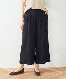 COMME CA ISM | 麻調ワイドパンツ(その他パンツ)