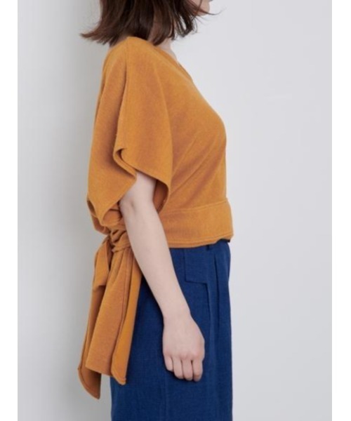 KIIRA（キーラ）の「KiiRA PILE BELT PONCHO ki-3417（Tシャツ/カットソー・レディース・ブラウン・ONE SIZE）」の6枚目の写真
