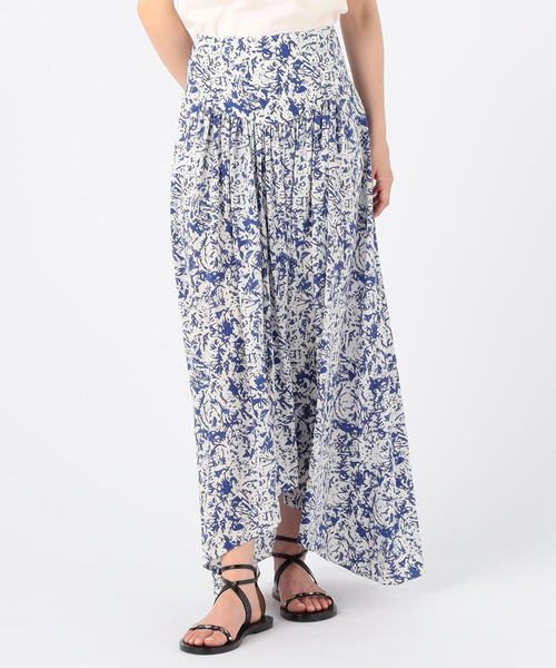 ISABEL MARANT(イザベルマラン)の「ISABEL MARANT AFILAO シルクストレッチ ヘムカットロングスカート(ベルト・レディース・ホワイト系その他/ピンク系その他/ブルー系その他2・34/36)」の6枚目の写真