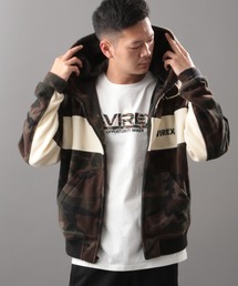 AVIREX | 2トーン ビッグ フリース パーカー / 2TONE BIG FLEECE PARKA / アヴィレックス / AVIREX(その他アウター)