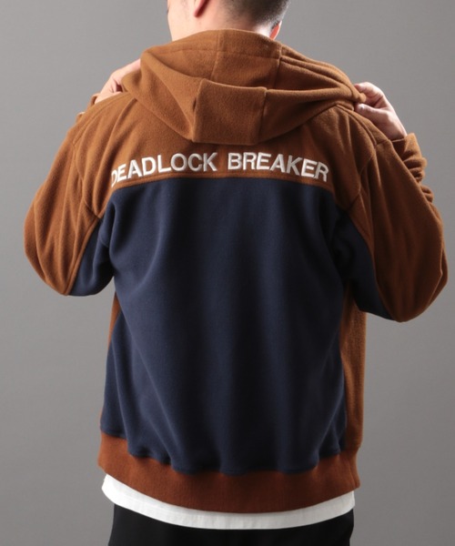 AVIREX（アヴィレックス）の「2トーン ビッグ フリース パーカー / 2TONE BIG FLEECE PARKA / アヴィレックス / AVIREX（その他アウター・メンズ・ネイビー/ブラウン/アイボリー/カモフラージュ・MEDIUM/LARGE/X-LARGE/XX-LARGE）」の11枚目の写真