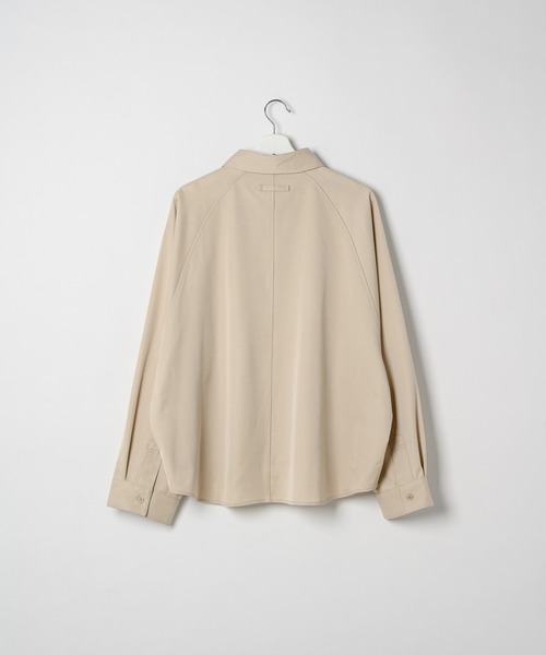 DOOPZ(ドープス)の「WIDE SLEEVE RAGLAN SHORT SHIRT / ワイドスリーブラグランショートシャツ(シャツ/ブラウス・メンズ・チャコールグレー/ベージュ・SMALL/MEDIUM/LARGE)」の10枚目の写真