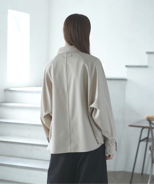 DOOPZ(ドープス)の「WIDE SLEEVE RAGLAN SHORT SHIRT / ワイドスリーブラグランショートシャツ(シャツ/ブラウス・メンズ・チャコールグレー/ベージュ・SMALL/MEDIUM/LARGE)」の21枚目の写真