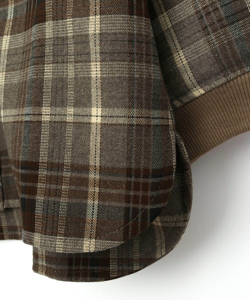 MAKE YOUR DAY（メイクユアデイ）の「チェックCPOジャケット■80～140cm（その他アウター・キッズ・ブラウン/グリーン・90/100/110/120/80/130/140）」の16枚目の写真