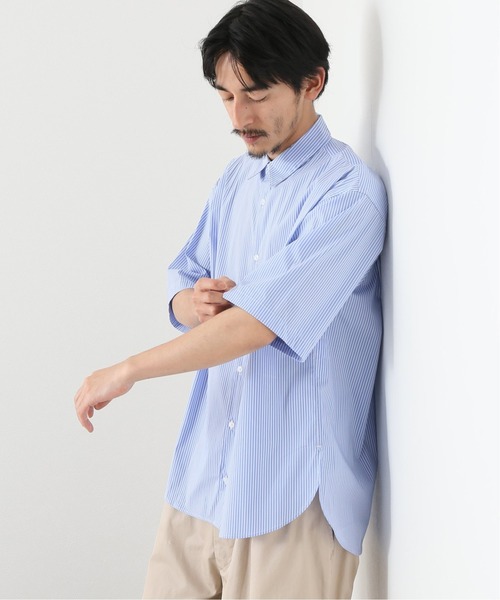 417 EDIFICE（フォーワンセブンエディフィス）の「ブルーサイドスリットショートスリーブ（シャツ/ブラウス・メンズ・ホワイト/ネイビー/サックスブルー/その他9/その他10/その他11・SMALL/MEDIUM/LARGE）」の6枚目の写真