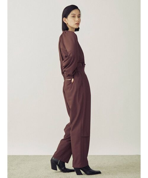 COTORICA（コトリカ）の「【THE DAYZ TOKYO】ステッチカラーラウンドテールブラウス（シャツ/ブラウス・レディース・オフホワイト/ブラック/ブラウン・SMALL/MEDIUM）」の10枚目の写真