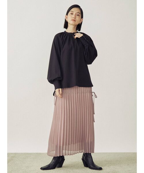 COTORICA（コトリカ）の「【THE DAYZ TOKYO】ステッチカラーラウンドテールブラウス（シャツ/ブラウス・レディース・オフホワイト/ブラック/ブラウン・SMALL/MEDIUM）」の11枚目の写真