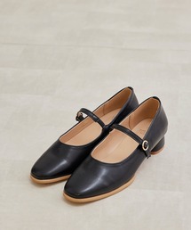 ラウンドヒールメリージェーンパンプス