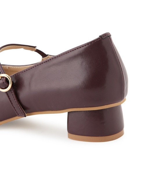 ROPE' PICNIC(ロペピクニック)の「ラウンドヒールメリージェーンパンプス(パンプス・レディース・ブラック/ワイン・23.0cm/23.5cm/24.0cm/24.5cm/25.0cm/22.5cm)」の4枚目の写真