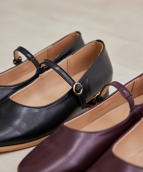 ROPE' PICNIC(ロペピクニック)の「ラウンドヒールメリージェーンパンプス(パンプス・レディース・ブラック/ワイン・23.0cm/23.5cm/24.0cm/24.5cm/25.0cm/22.5cm)」の12枚目の写真