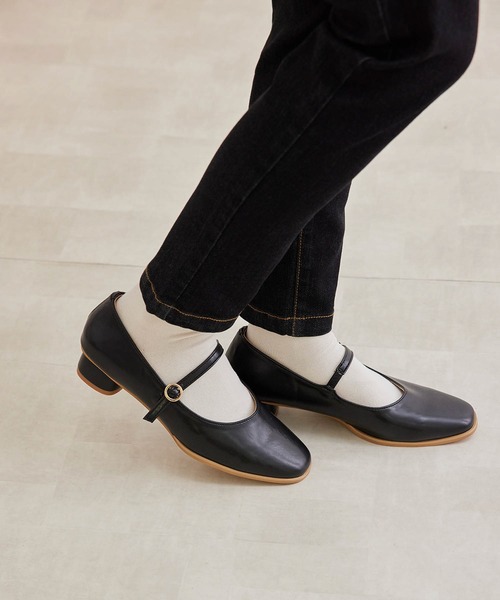 ROPE' PICNIC(ロペピクニック)の「ラウンドヒールメリージェーンパンプス(パンプス・レディース・ブラック/ワイン・23.0cm/23.5cm/24.0cm/24.5cm/25.0cm/22.5cm)」の10枚目の写真