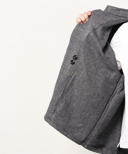 SHIPS（シップス）の「LANEFORTYFIVE:SQUARED TWEED（ブルゾン・メンズ・ダークグレー・40）」の3枚目の写真